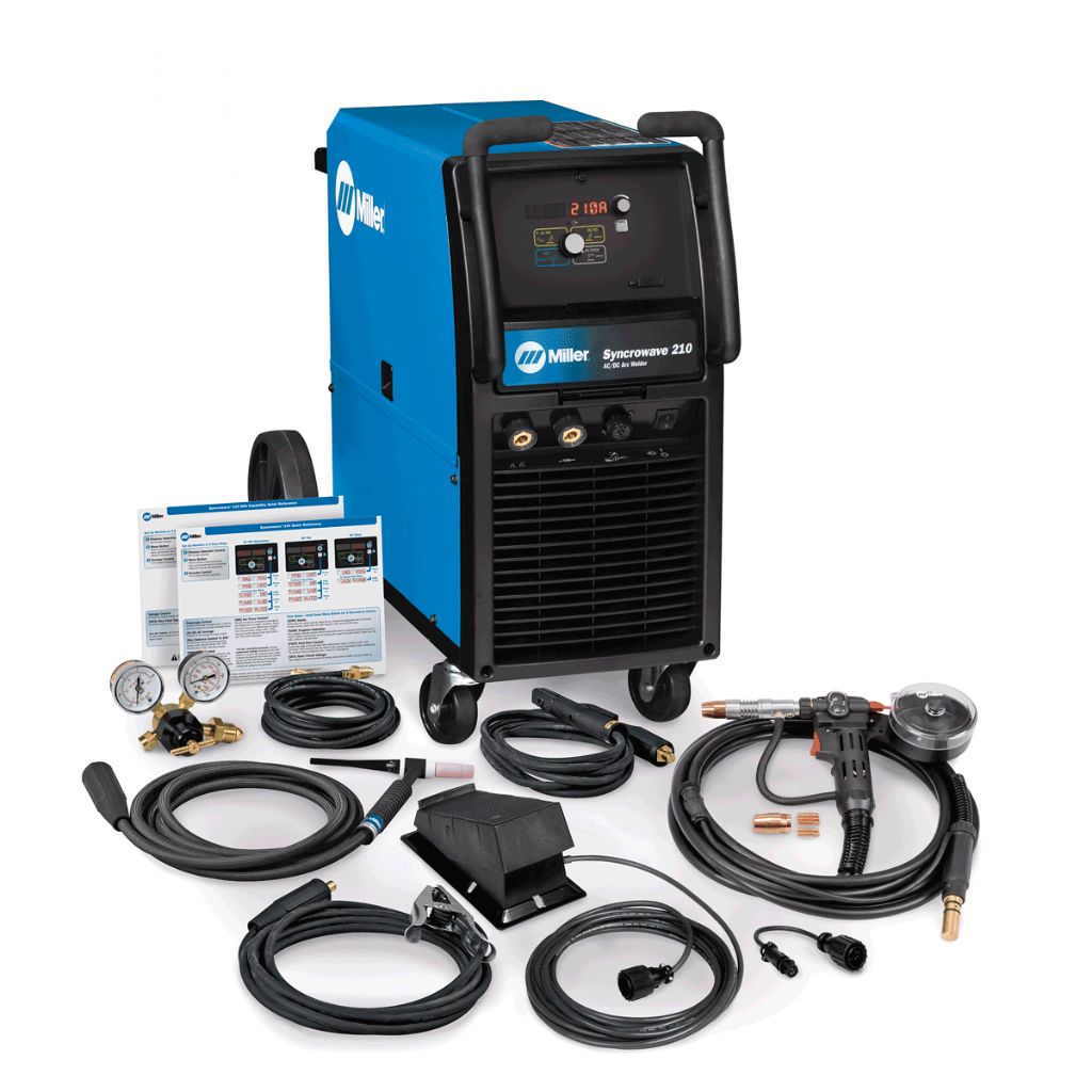 Miller Syncrowave 210 AC/DC TIG Welder w/ Spoolmate 150