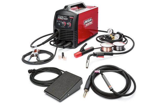Lincoln POWER MIG 140 MP Multi-Process Welder TIG One-Pak